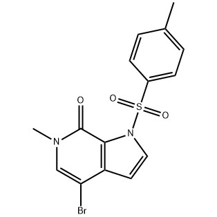 4-bromo-6-metil-1-tozil-1H-pirolo[2,3-c]piridin-7(6H)-on CAS №. :1445993-87-2