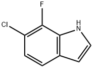 6-Xloro-7-Ftor-1H-Indol CAS raqami: 259860-04-3