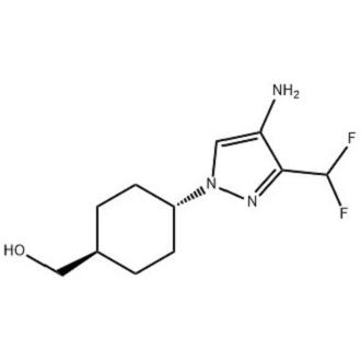 Sikloheksanmetanol, 4-[4-amino{2}}(difluorometil)-1H-pirazol-1-il]-, Trans-CAS raqami: 2434841-21-9